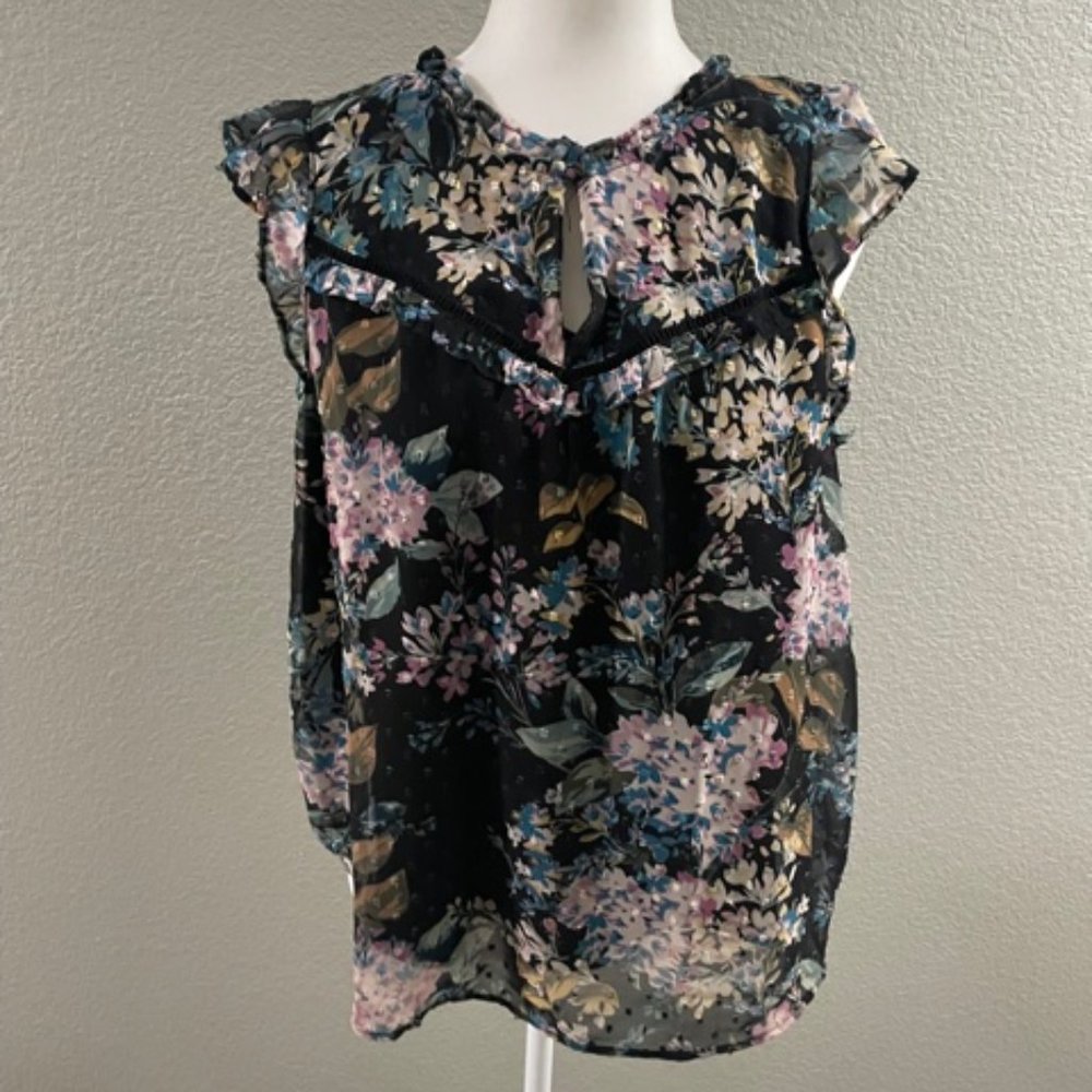 Lauren Conrad Floral Blouse